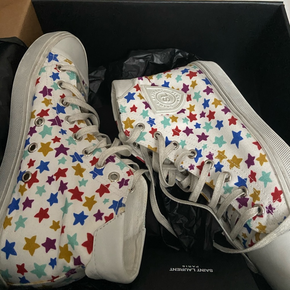 Saint Laurent high top sneakers